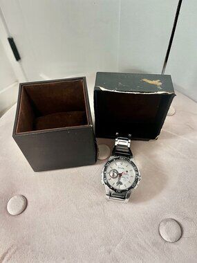 Bulova Men's Marine Star Silver Wristwatch